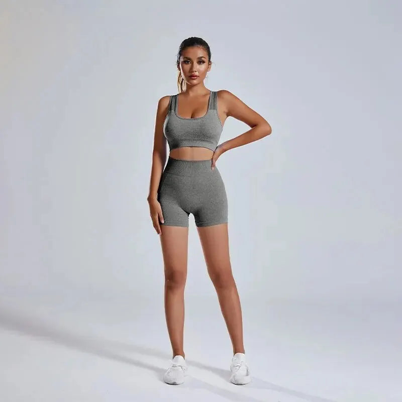 Ensemble fitness 2 pièces d – Femme