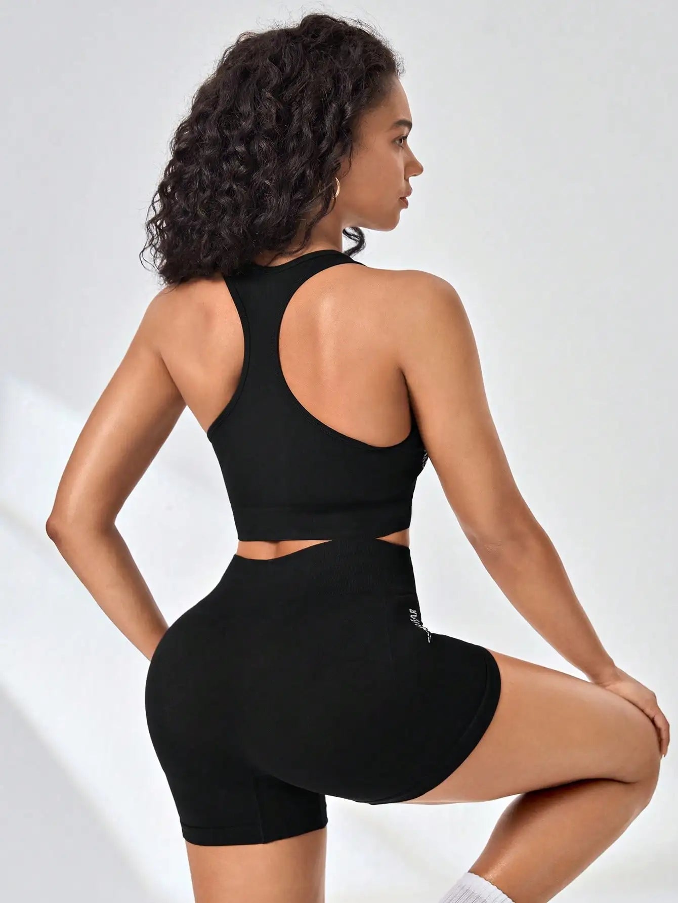 Ensemble fitness femme sans couture