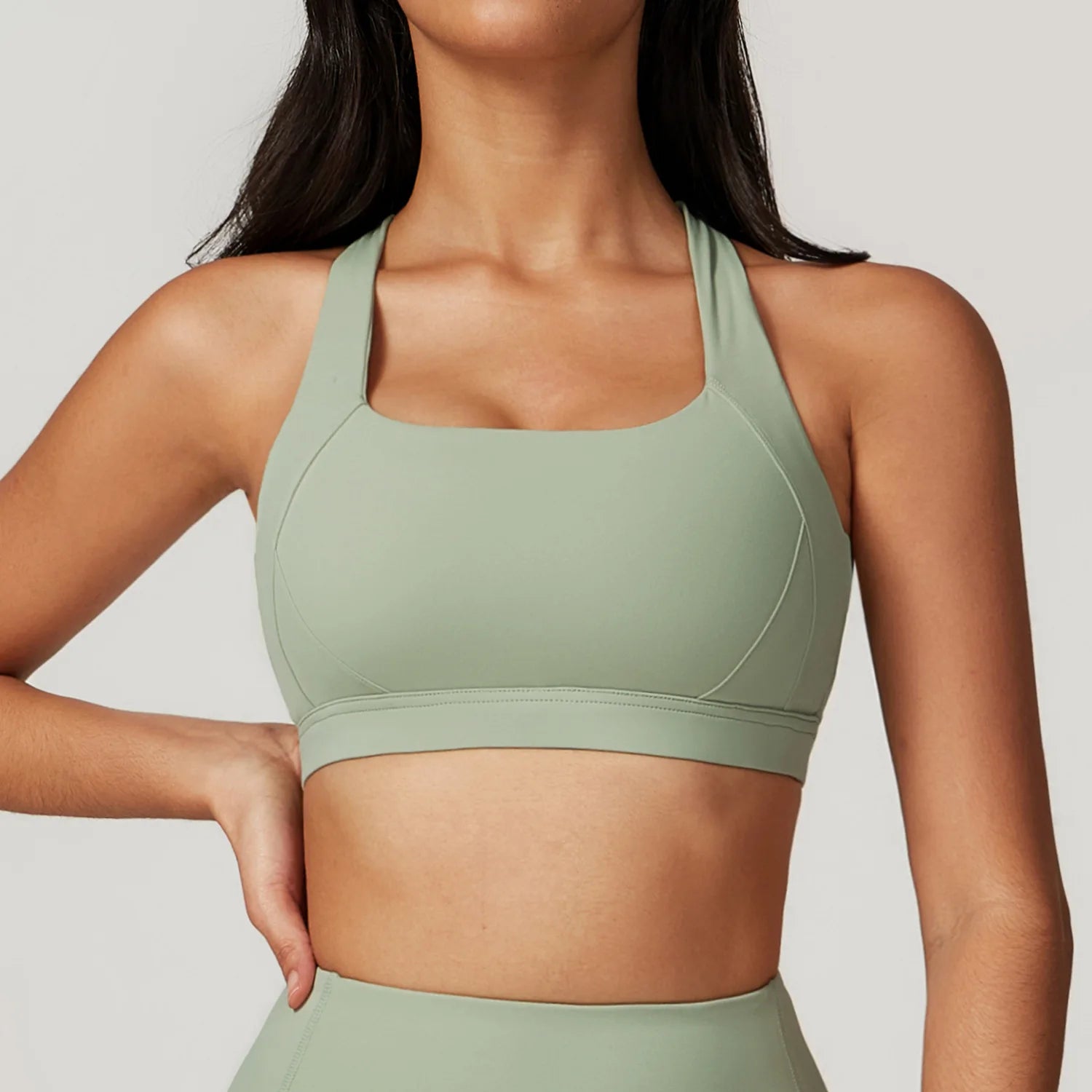 Ensemble vêtements de fitness gainant 4 pièces – Tenue sport femme