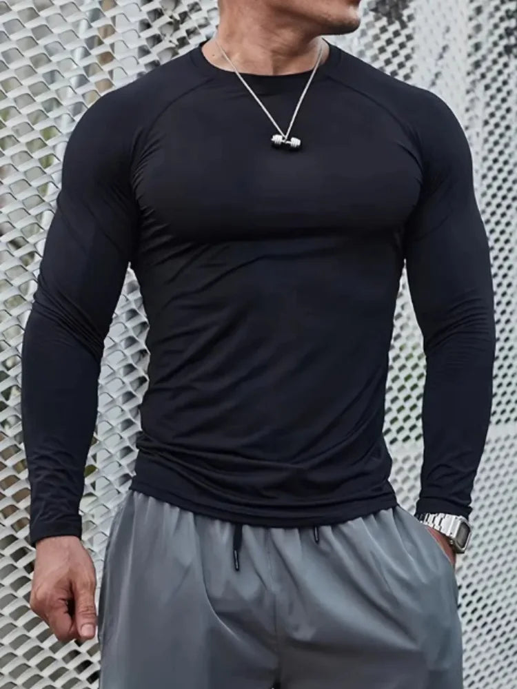 T-shirt running manches longues – Homme