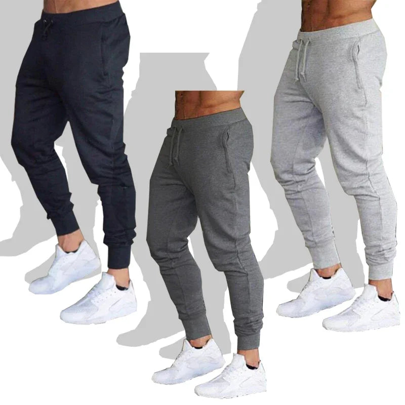 Jogging homme coupe ajustée en coton, conçu pour allier confort et style