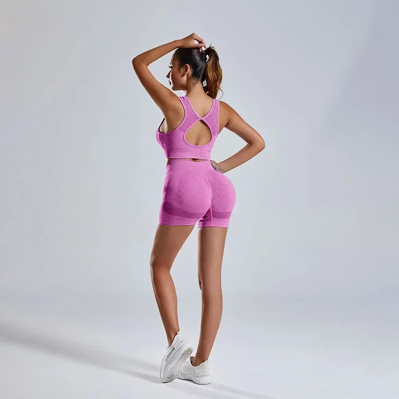 Ensemble fitness 2 pièces d – Femme