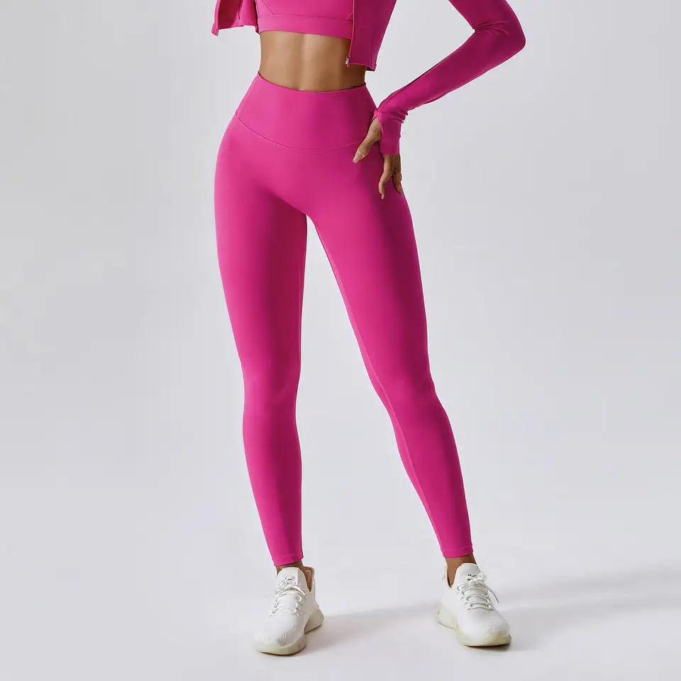 Ensemble vêtements de fitness gainant 4 pièces – Tenue sport femme