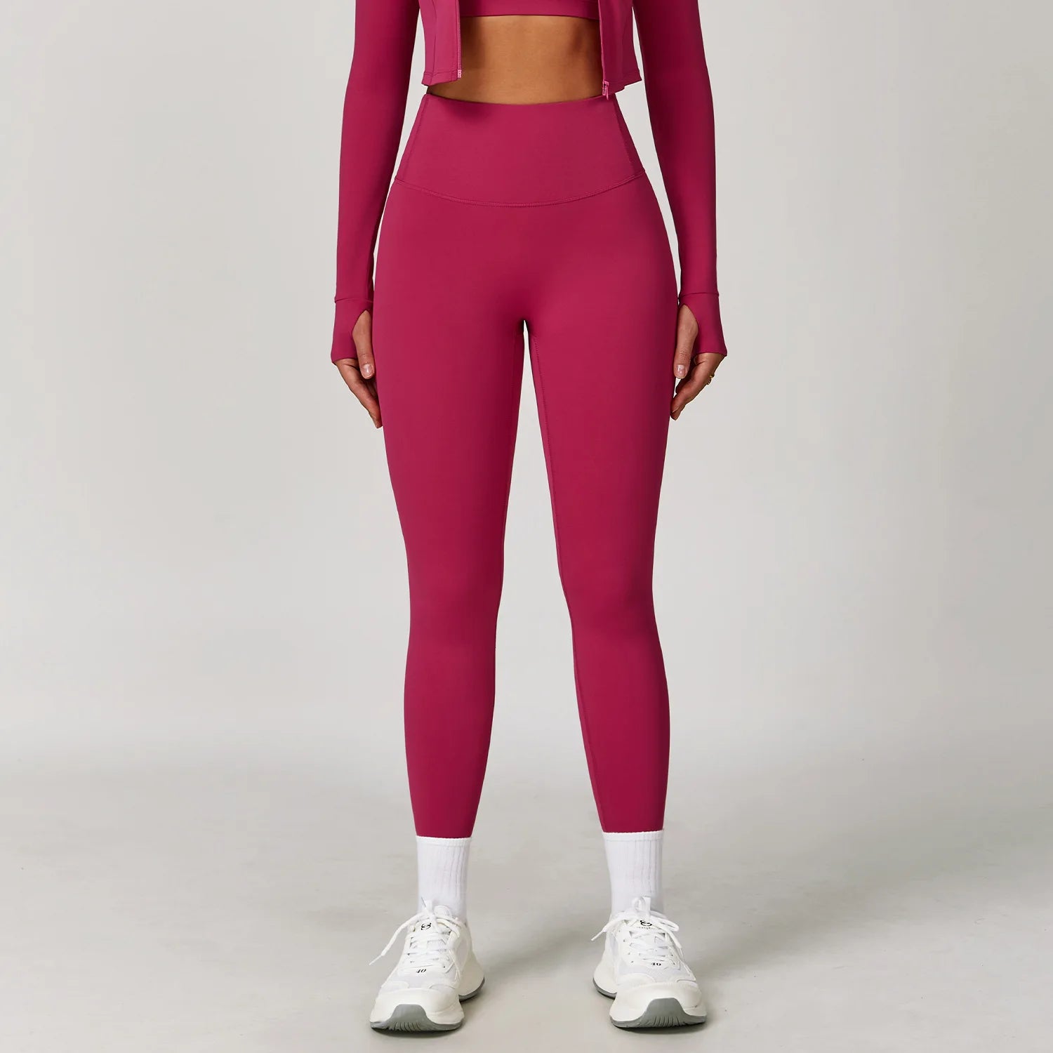 Ensemble vêtements de fitness gainant 4 pièces – Tenue sport femme