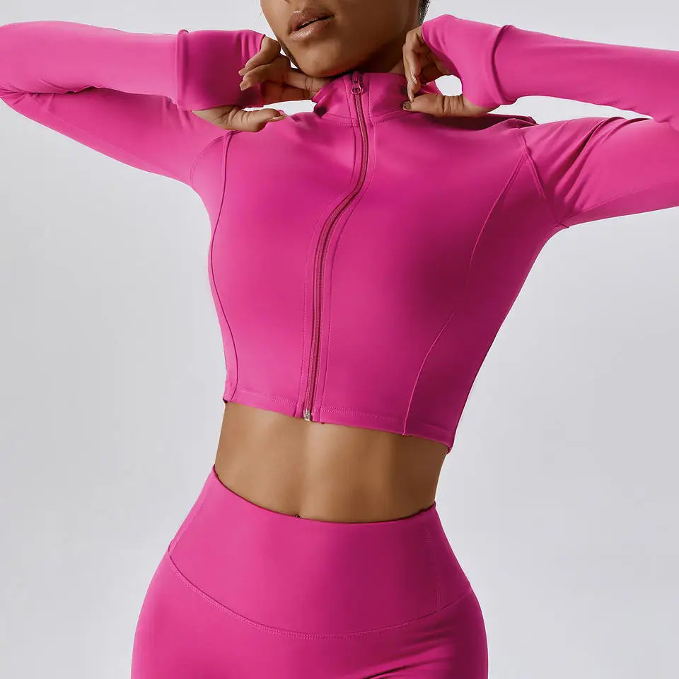 Ensemble vêtements de fitness gainant 4 pièces – Tenue sport femme