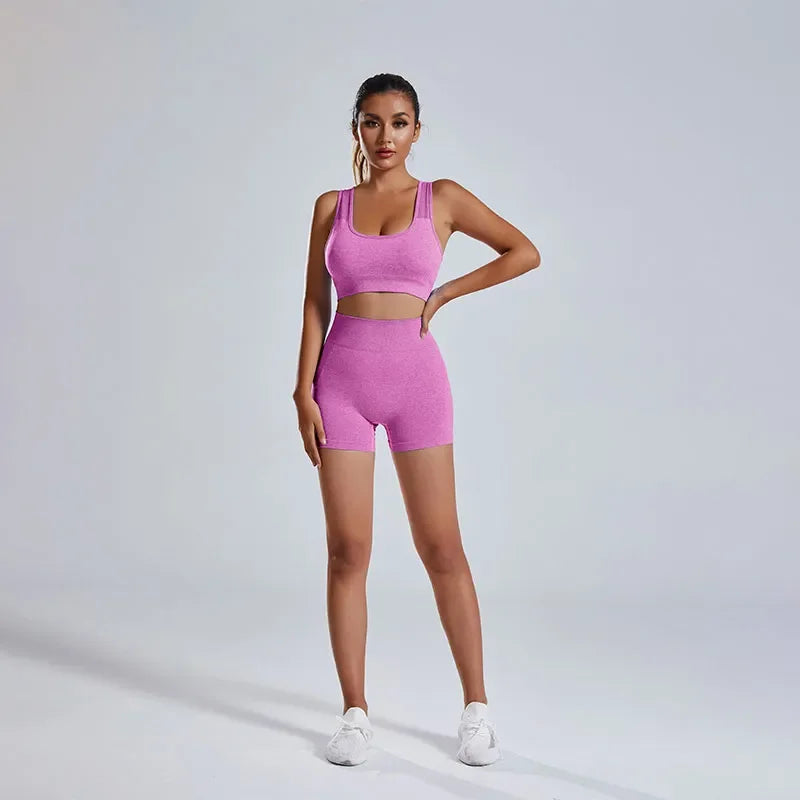 Ensemble fitness 2 pièces d – Femme