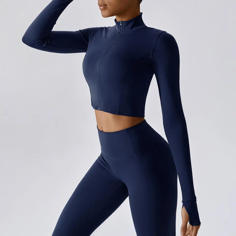 Ensemble vêtements de fitness gainant 4 pièces – Tenue sport femme