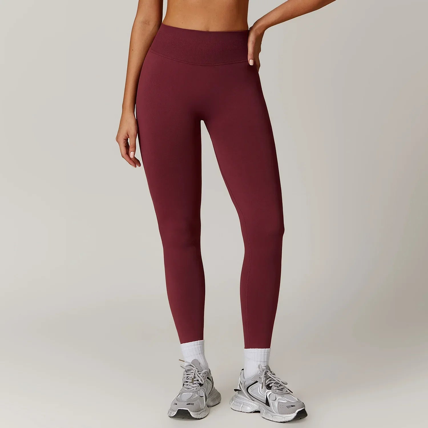 Legging yoga gainant pêche – femme