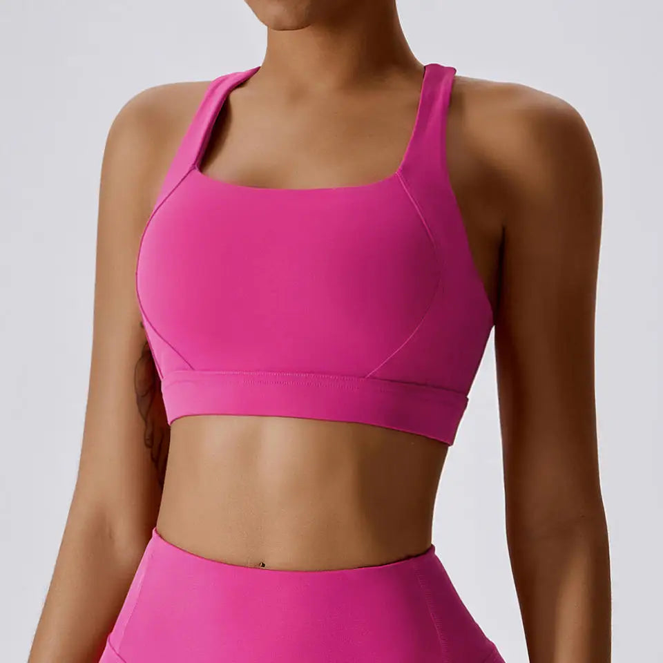 Ensemble vêtements de fitness gainant 4 pièces – Tenue sport femme