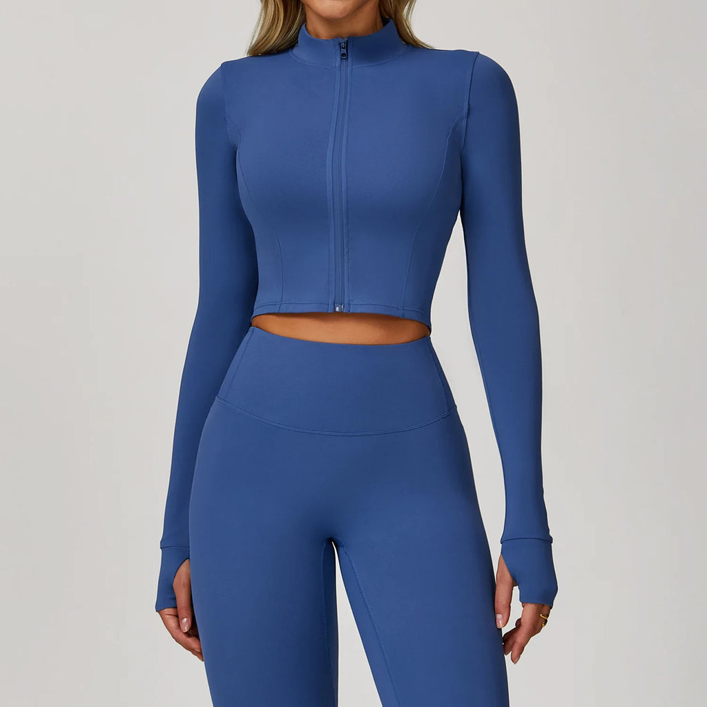 Ensemble vêtements de fitness gainant 4 pièces – Tenue sport femme