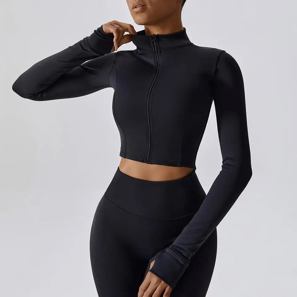 Ensemble vêtements de fitness gainant 4 pièces – Tenue sport femme