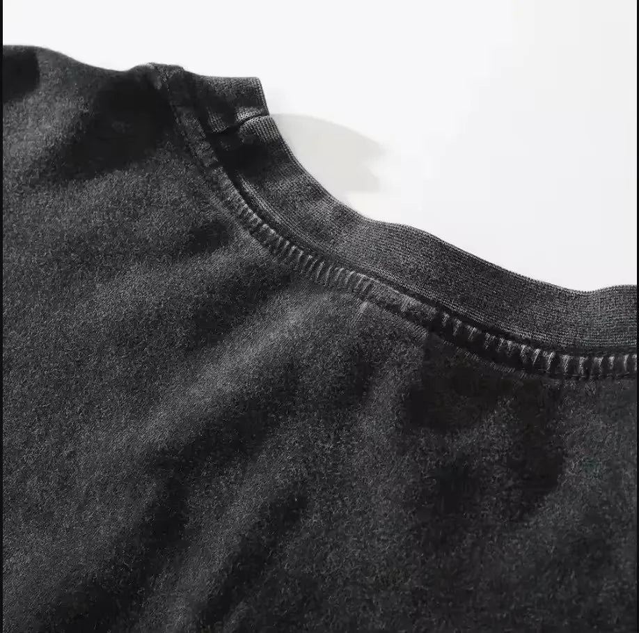 T-shirt graphique hérisson japonais washed – Homme