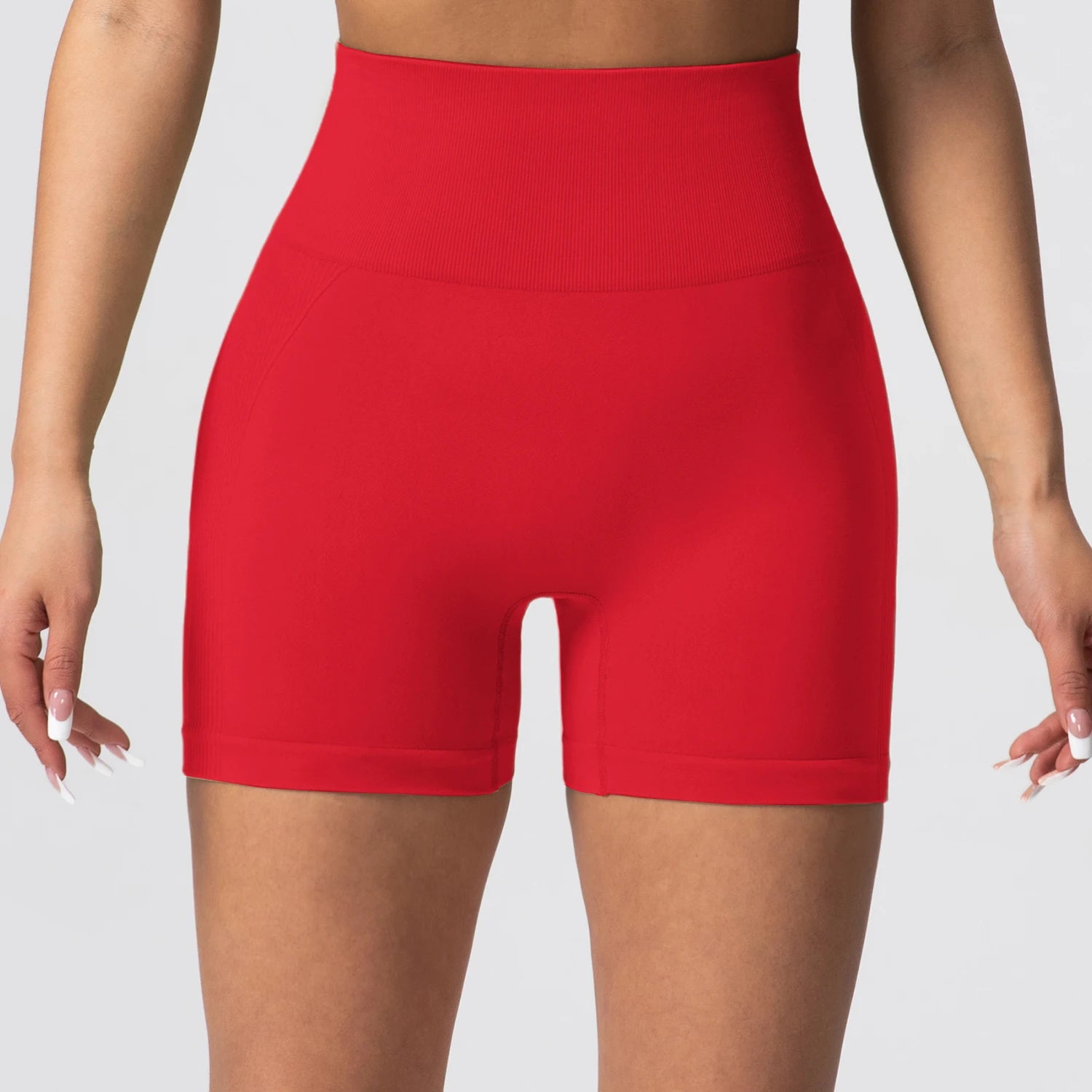 Short de cyclisme taille haute femme